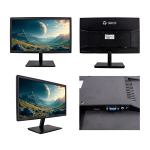 Monitor Plano TEROS TE-1916S, 19.5" HD TN, 75 Hz, 5ms, HDMI, VGA, AUDIO OUT, Parlantes