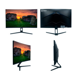 Monitor Curvo Teros TE-2734S 27" FHD VA 144Hz 1ms HDMI DisplayPort Audio Out