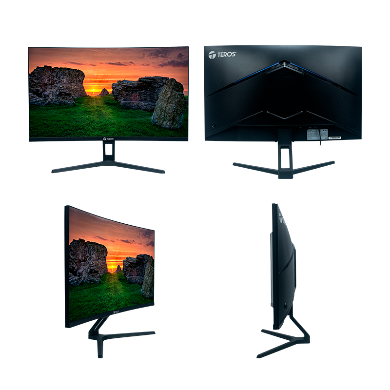 Monitor Curvo Teros TE-2734S 27" FHD VA 144Hz 1ms HDMI DisplayPort Audio Out