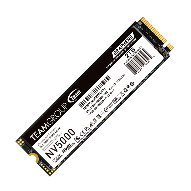 SSD TeamGroup NV5000 2TB M.2 NVMe PCIe 4.0 5000MB/s Alto Rendimiento