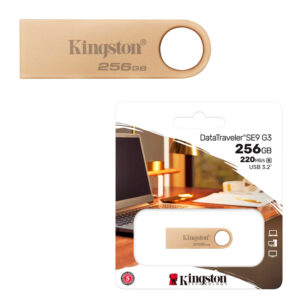 Memoria Flash USB Kingston DataTraveler SE9 G3, 256GB, USB 3.2 Gen 1 (Tipo-A)