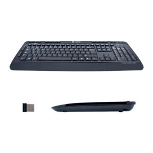 Teclado inalámbrico TEROS TE-4074CS, 2.4Ghz, USB, negro