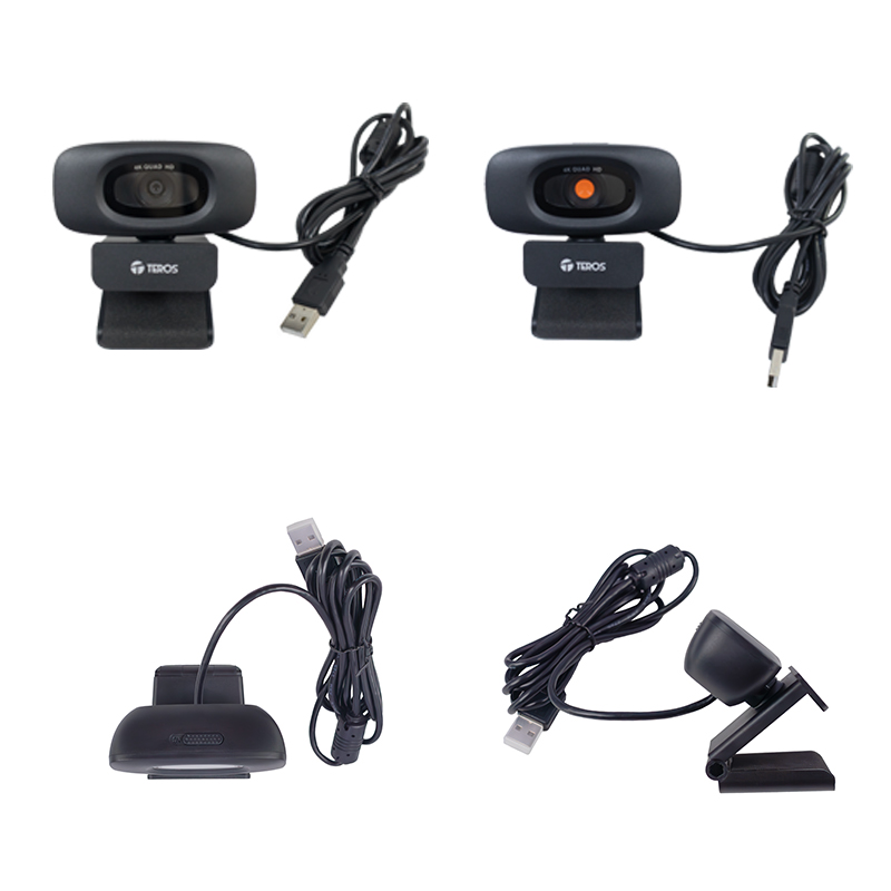 Webcam TEROS TE-9073N, 4K, micrófono incorporado, USB 2.0