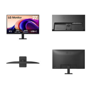 Monitor Plano LG 27U631A-B, 27" QHD IPS,100 Hz, HDMI, HDR10, HDR, USB-C: 15W