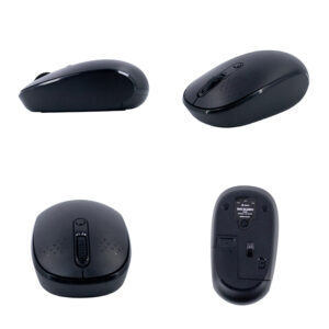 Mouse Inalámbrico Teros TE-1237S, BT 5.0, 2.4GHz, USB, Color Negro