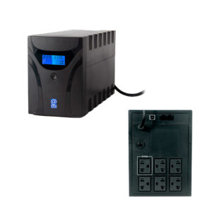UPS Interactivo Elise Fase, AUR-1200-LCD-USB, 1200 VA / 600 W, Puerto inteligente USB-HID.