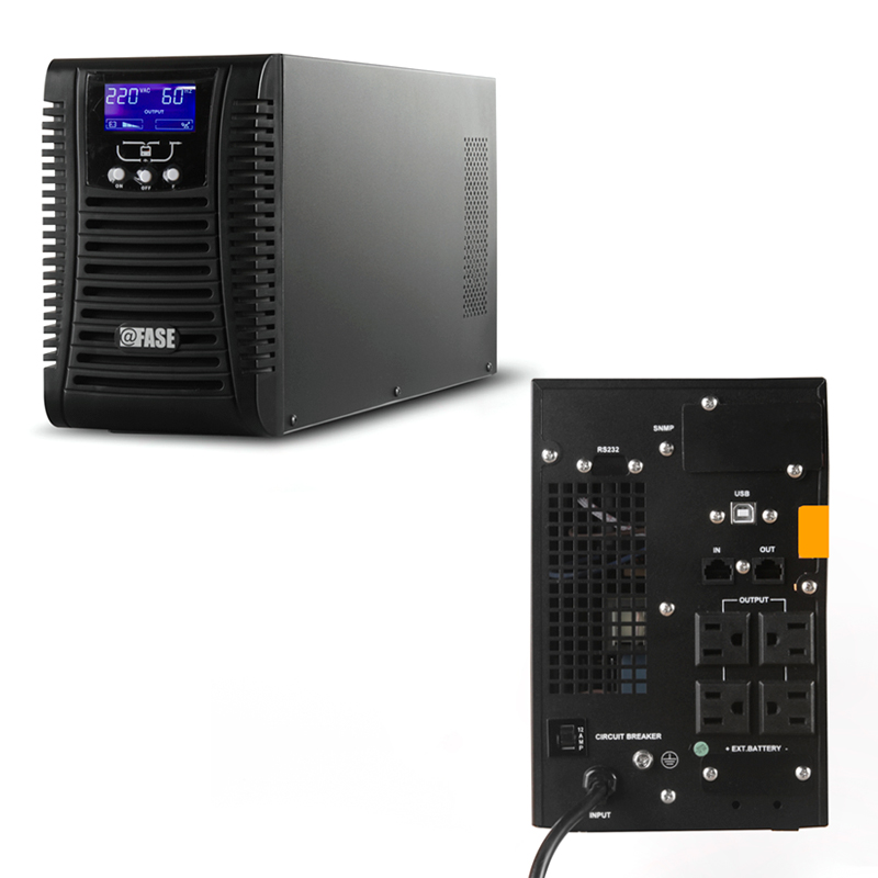 UPS Elise Fase Online Serie Zen 2000VA / 1800W / 4 tomas de salida NEMA 5-15 / RS232 / USB