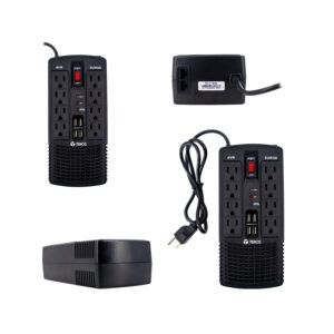 Estabilizador de voltaje TEROS TE-7180 AVR1200VA / 600W 184-276 VAC