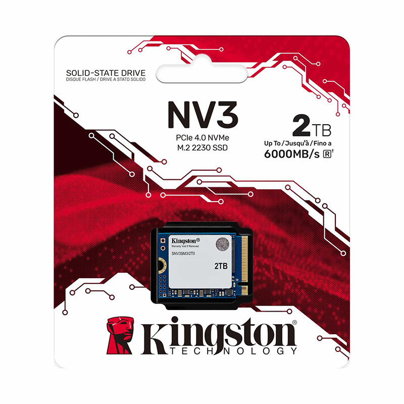 Disco Estado Sólido Kingston NV3 PCIe 4.0 NVMe de 2 TB