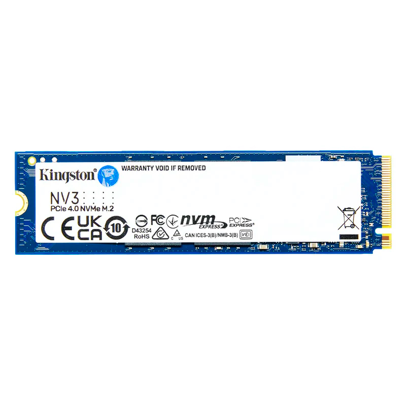 Disco Estado Sólido Kingston NV3 1TB M.2 PCIe 4.0 NVMe 6000MB/s