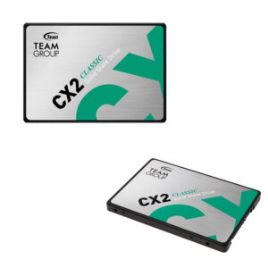 unidad de estado solido teamgroup cx2, 256gb, sata 6.0 gb/s, 2.5", ecc, dc +5v