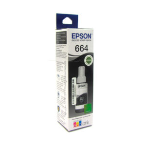 Botella de tinta EPSON T664120, color negro, contenido 70ml