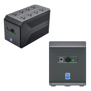 UPS Interactivo Elise Serie Power Box, 850VA / 480W, Puerto inteligente USB-HID.